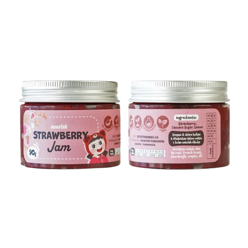 Triorganik Indonesia Sehati Nourish Strawberry Jam Vegan 90 g