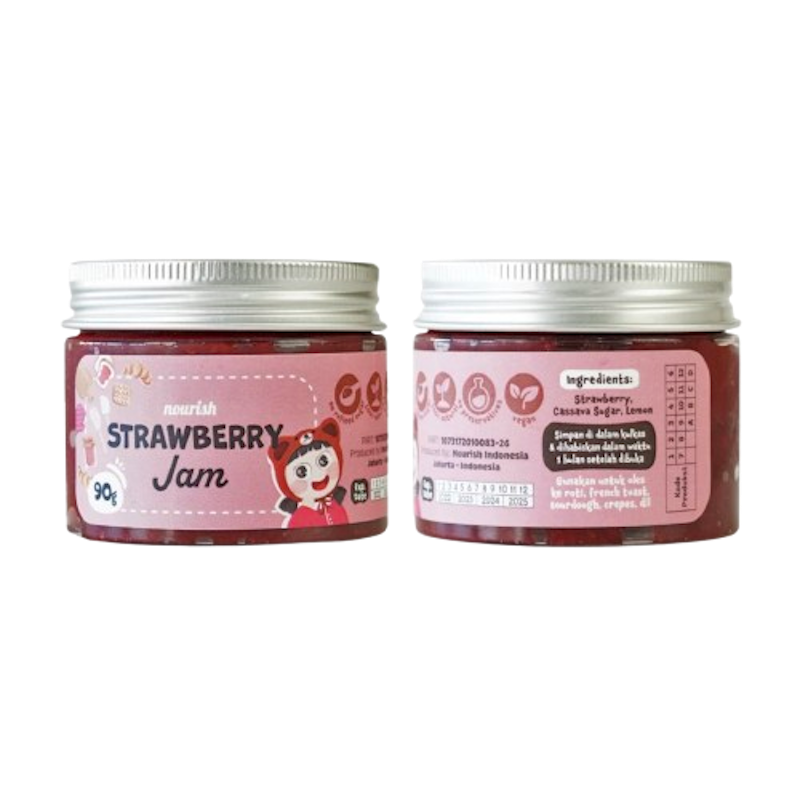Nourish Strawberry Jam Vegan 90 g 2