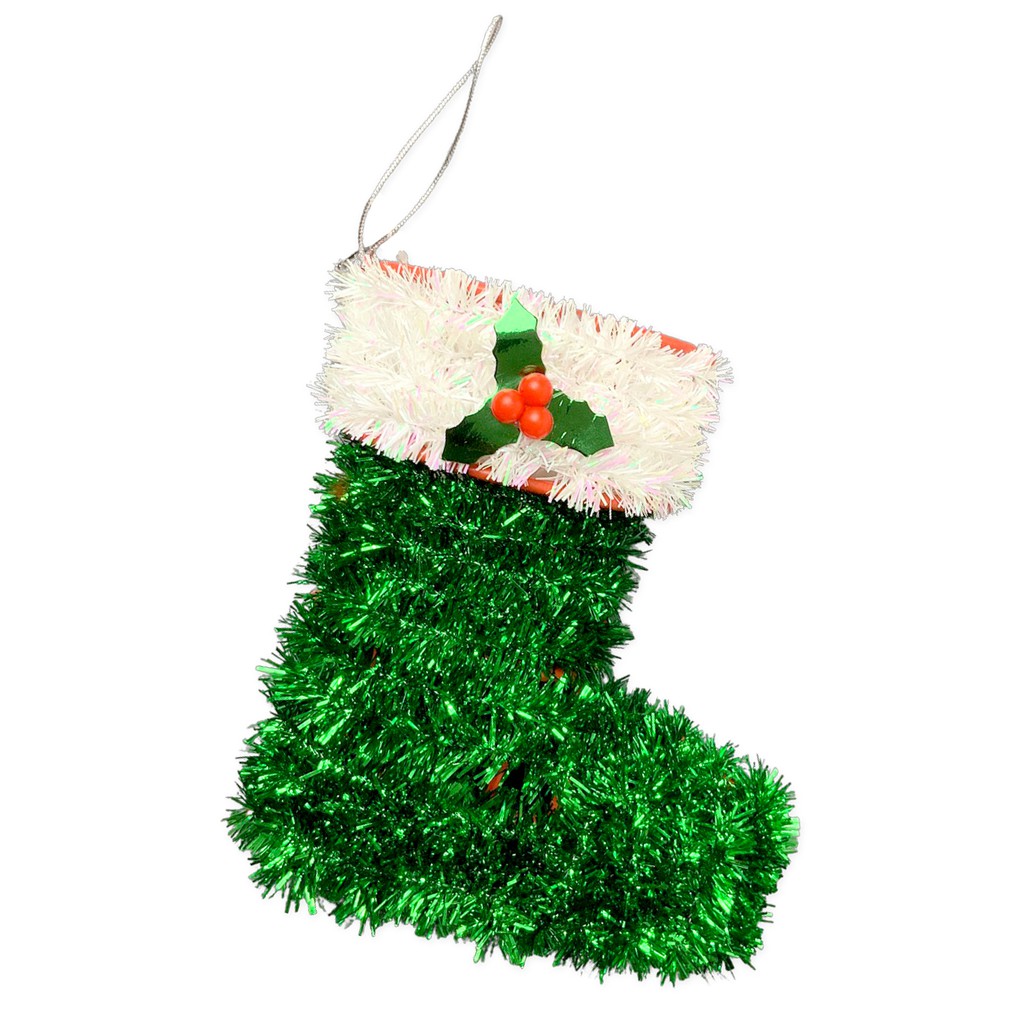 Scoop Dekorasi Natal Tinsel Kaos Kaki  3