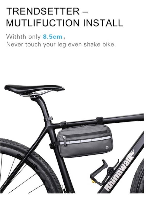 3 Liter Bike Handlebar Bag Front Bag 4