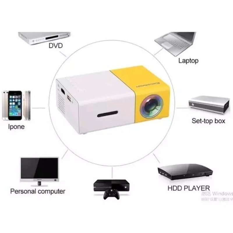 Portable Home LED Projector 4