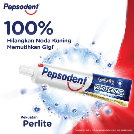 Unilever Indonesia Pepsodent Complete 8 Plus Whitening