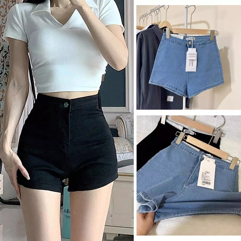 KeyGirl Celana Kulot Pendek Jeans 4