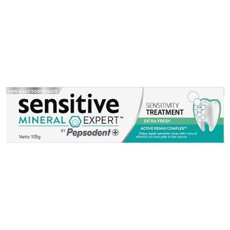 Pasta Gigi Sensitive Mineral Expert Sensitivity Treatment Extra Fresh