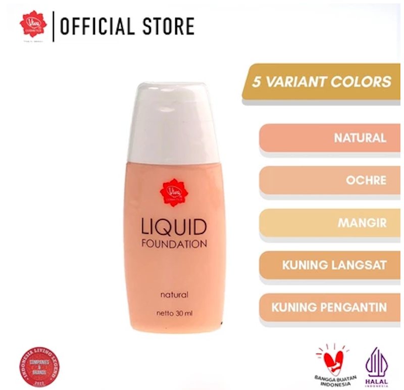 Liquid Foundation Kuning Langsat 3