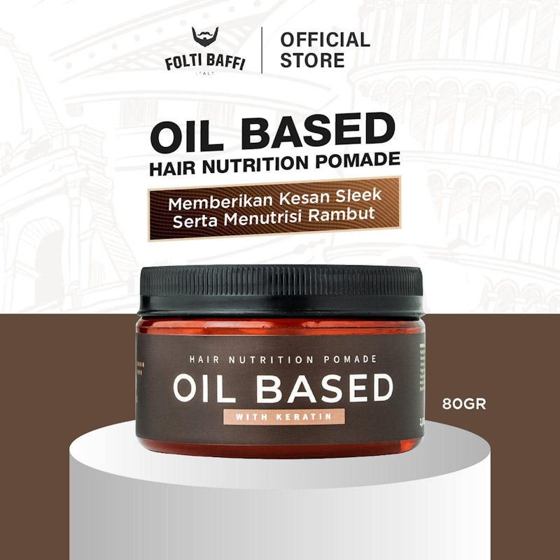 Folti Baffi Hair Nutrition Pomade Oil Based 10
