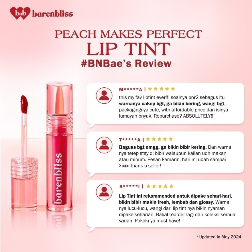 HEBE Beauty Style Barenbliss Peach Makes Perfect Lip Tint