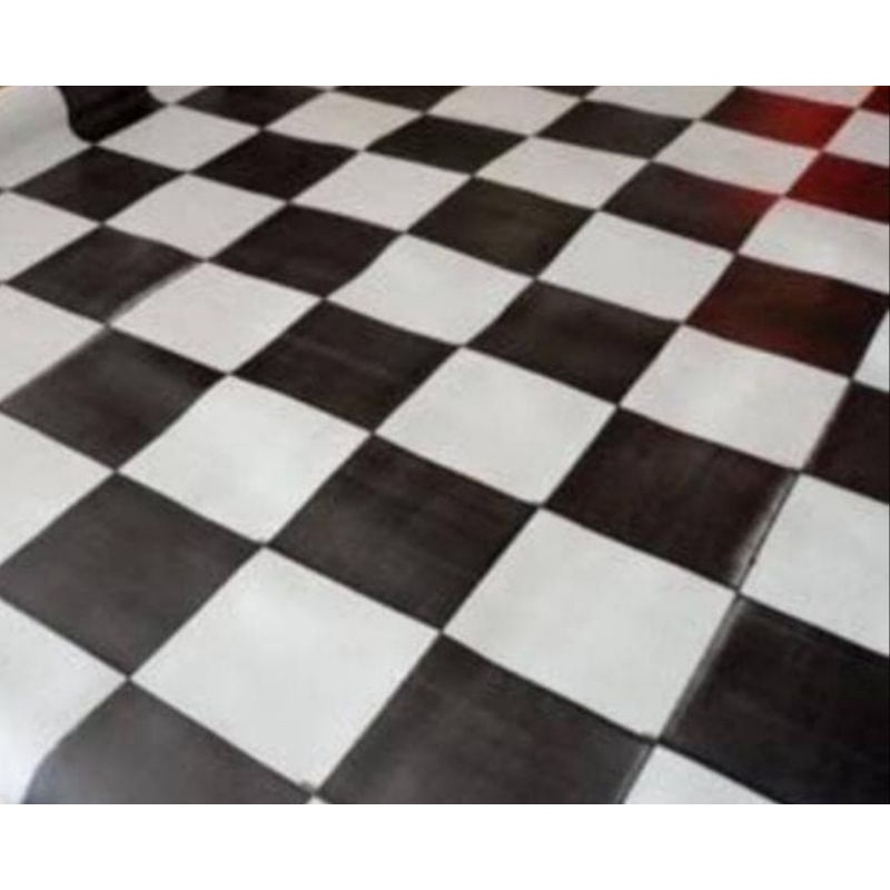 Karpet Vinyl Motif Catur Meteran