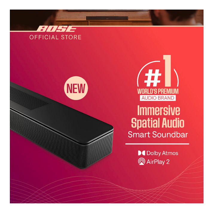 Bose Bose Smart Soundbar with Dolby Atmos for Premium Home Theater