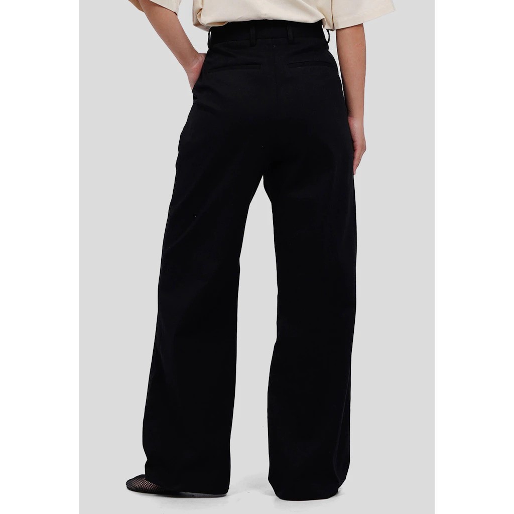 Executive Regular Fit Wide Leg pants Black