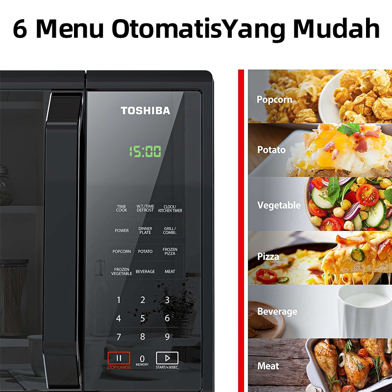 Toshiba  Toshiba Microwave Grill  MM-EG24P(BM)