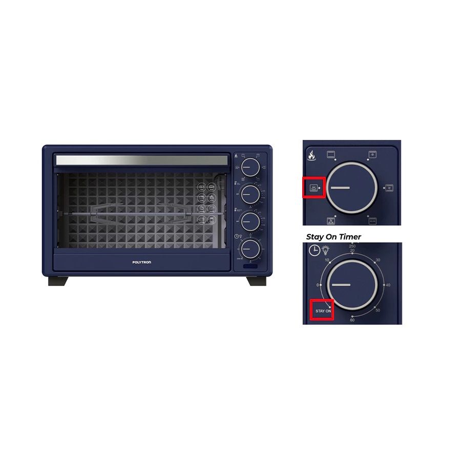 Polytron ｜ Kitchenmate Oven Listrik 33 Liter ｜ PEO-33B2B