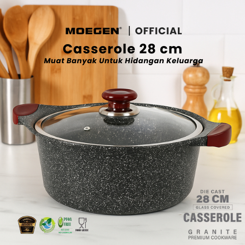MOEGEN Casserole Granite