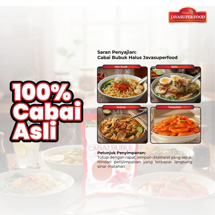  Java Super Food Cabai Bubuk Korea