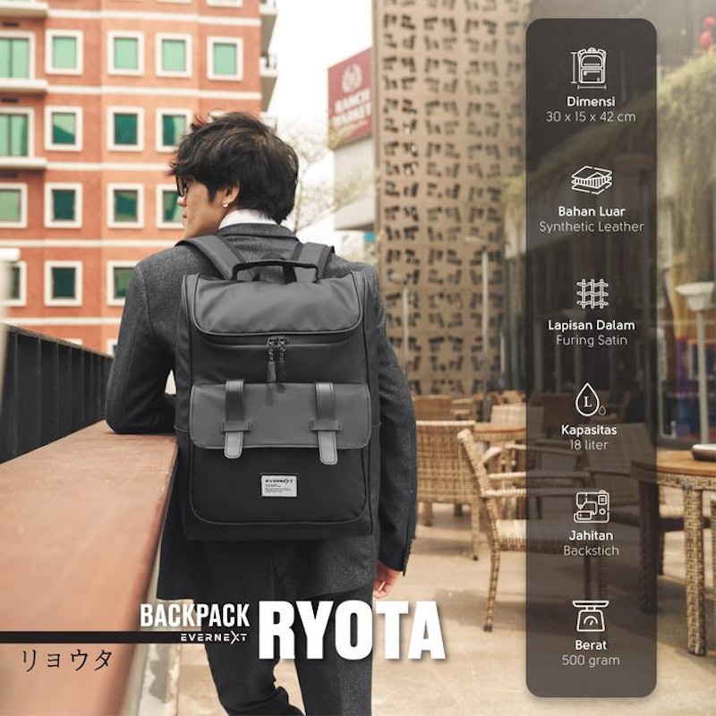 Evernext Backpack Laptop Ryota 3