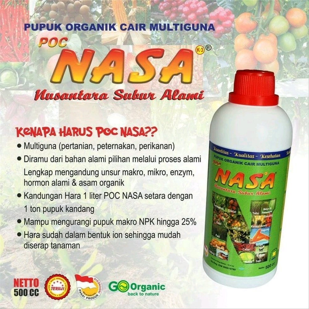 Nasa Pupuk Organik Cair POC 