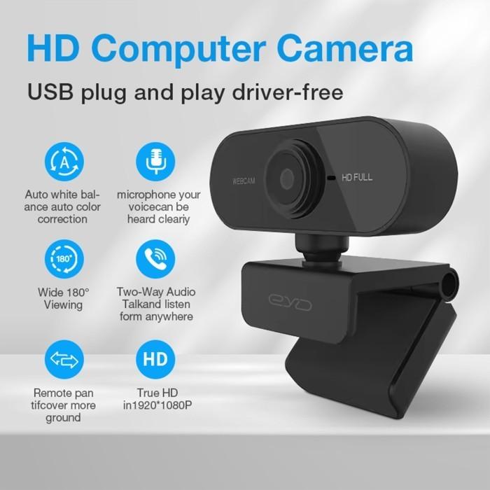  EYD Webcam Laptop USB Camera PC Full HD