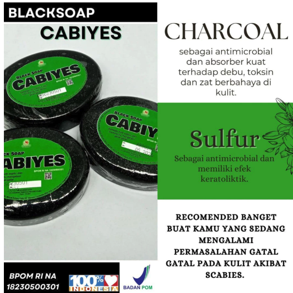 ADDAWA Sejahtera Mandiri CABIYES Black Soap