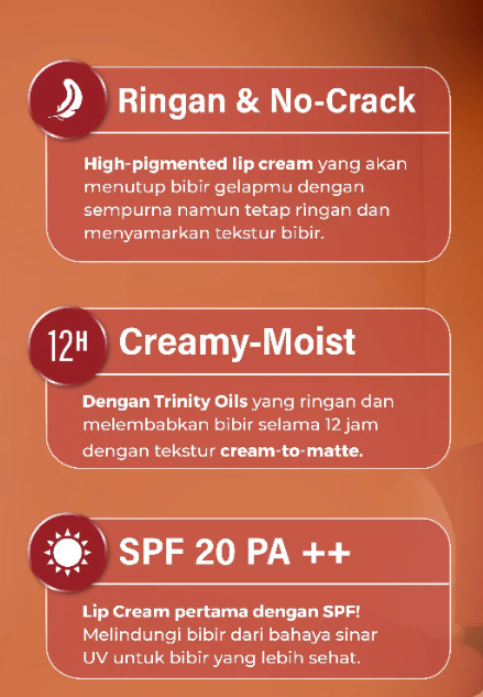 Paragon Technology and Innovation Wardah Matte Lip Cream - 08 Pinkcredible