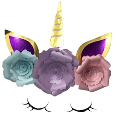 DIY Paper Flower Unicorn Full Set