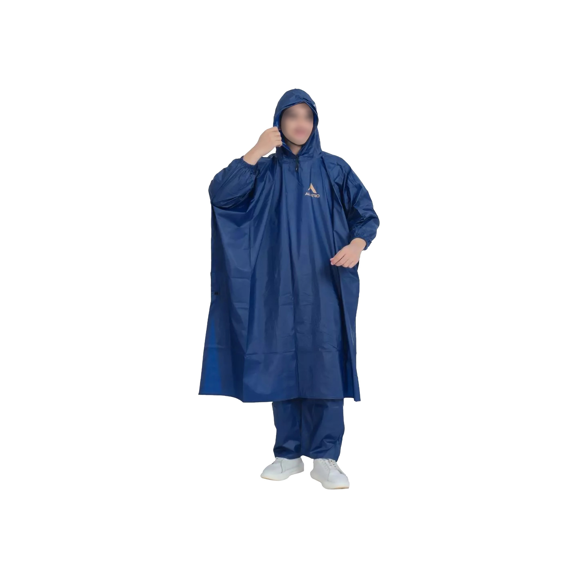 Alvaro Jas Hujan Ponco Setelan Celana 