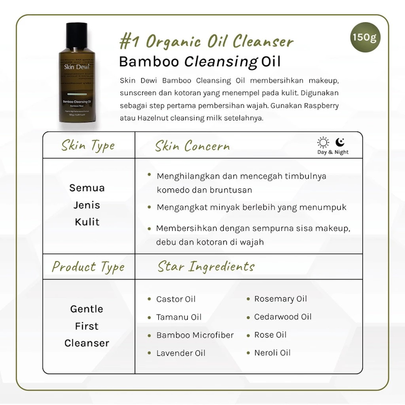 Skin Dewi Bamboo Cleansing Oil 3