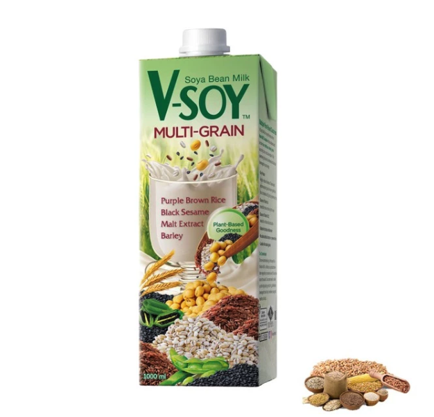 V-SOY Susu Kedelai Multi Grain 1 L  2