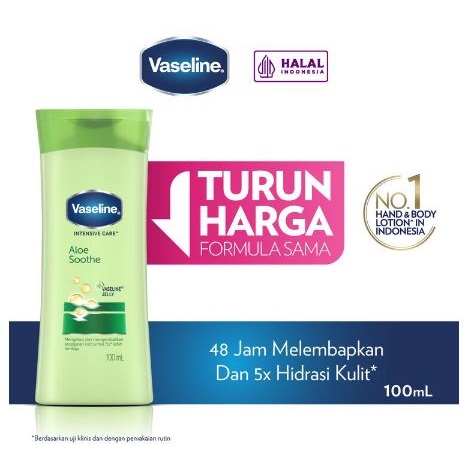 Unilever Indonesia Vaseline® Intensive Care™ Aloe Soothe Lotion 