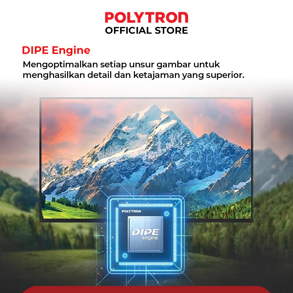 Hartono Istana Teknologi Polytron Digital TV LED 24 Inch 24V1853