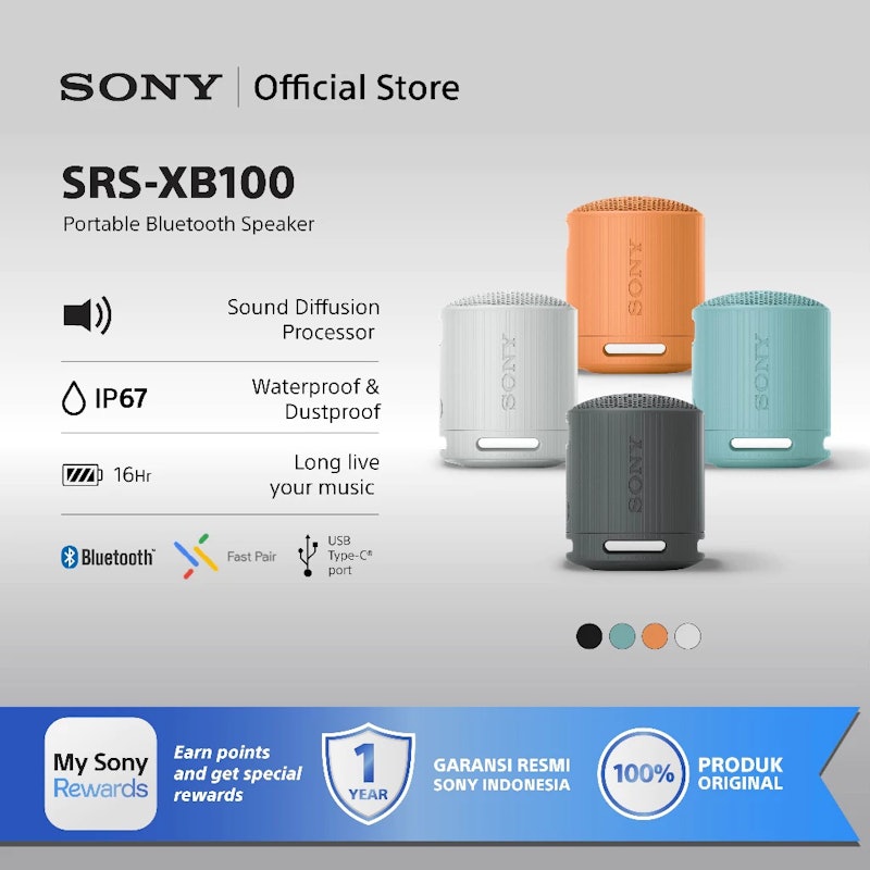 Sony Portable Bluetooth Speaker 5