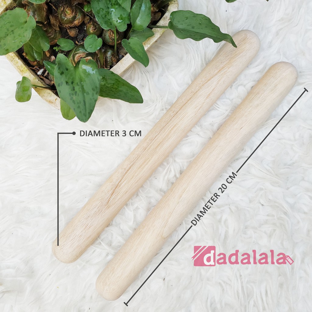 DADALALA Rolling Pin Adonan Kue Model Stick 20 Cm