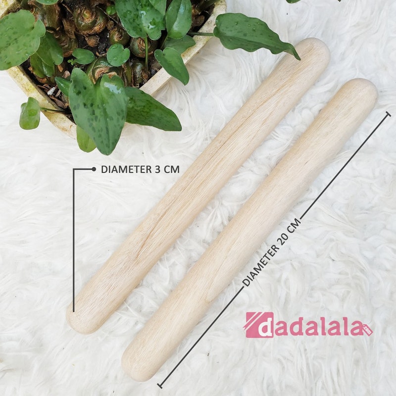 DADALALA Rolling Pin Adonan Kue Model Stick 20 Cm 3