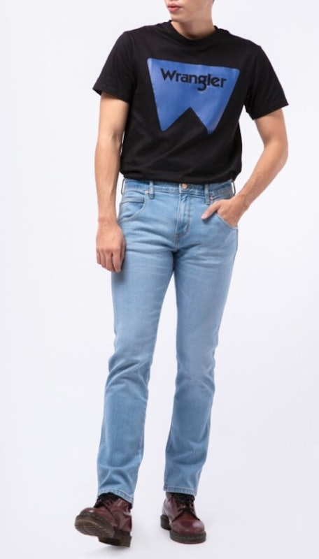 Wrangler Denim Slim Spenc Light Blue 4