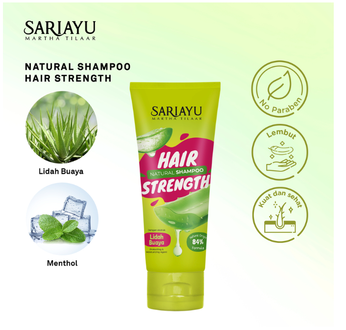 Martina Berto Sariayu Hair Strength Natural Shampoo