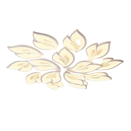 CELOGLO Lampu Hias Plafon Simple Modern LED 3 Warna 15 Daun