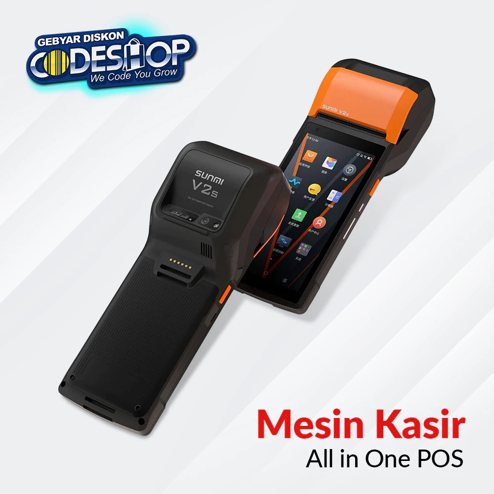 Shanghai SUNMI Technology SUNMI V2s Standard Mesin Kasir POS System