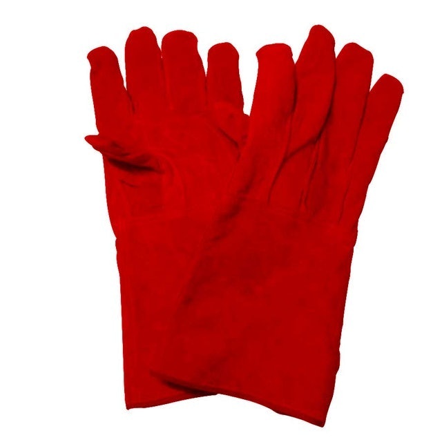 Glove Welding 14 Inc Leather Red