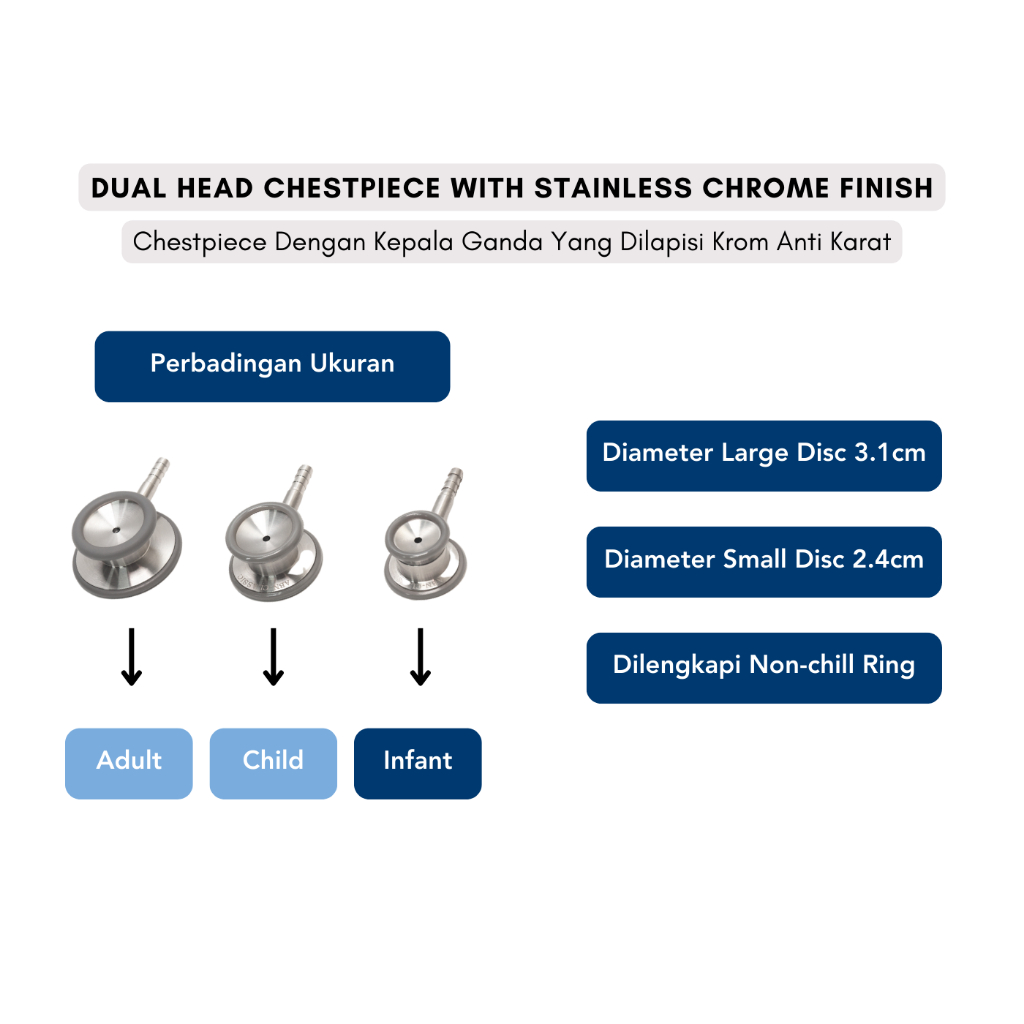 Sugih Instrumendo Abadi ABN Classic Infant Stethoscope