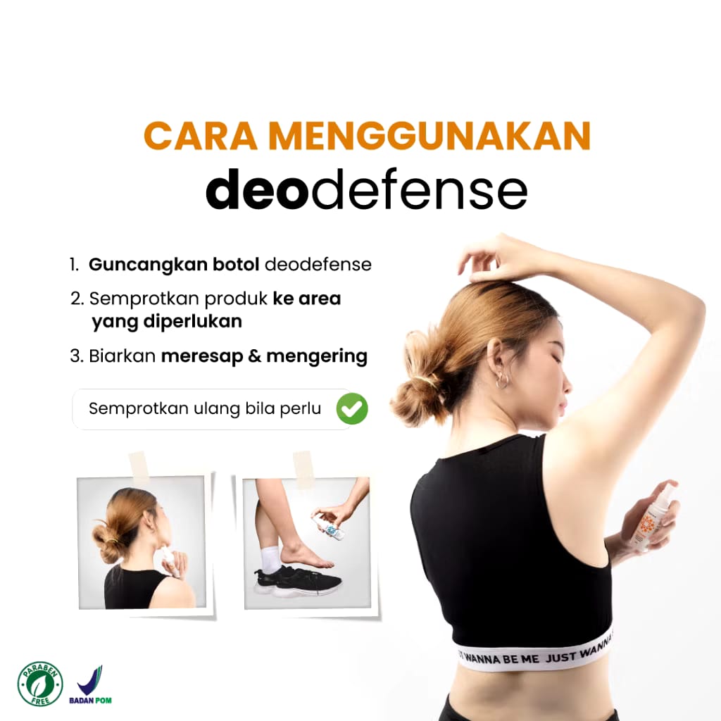  GENETRIX Deodefense Deodorant Body Spray White Floral 