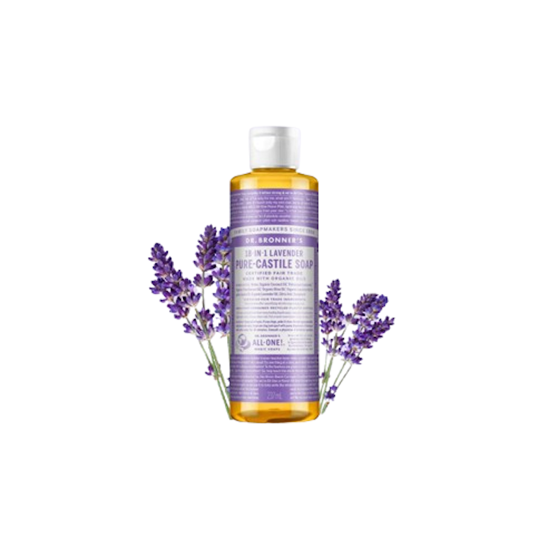 Dr. Bronner's Lavender Pure-Castile Liquid Soap 1