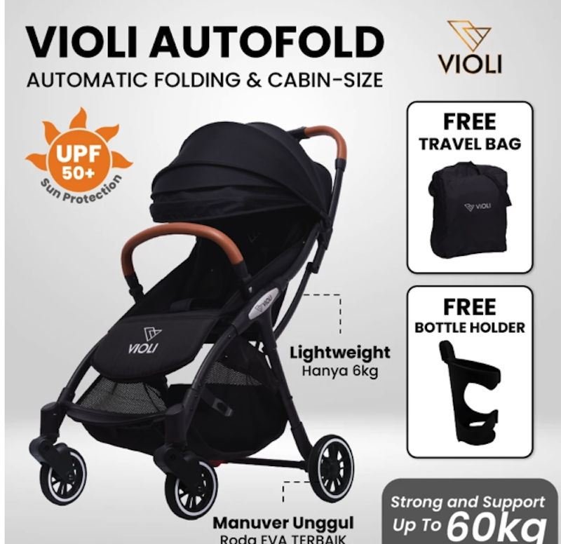Violi Auto Fold Stroller 2