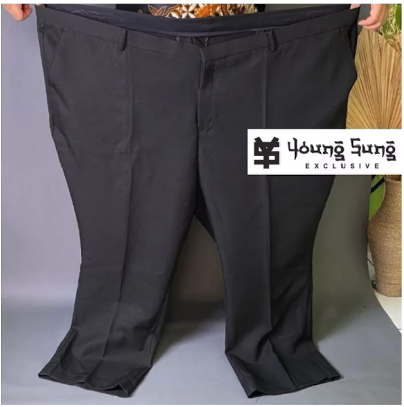 Youngsung Exclusive Setelan Jas Pria Super Jumbo Hitam 4