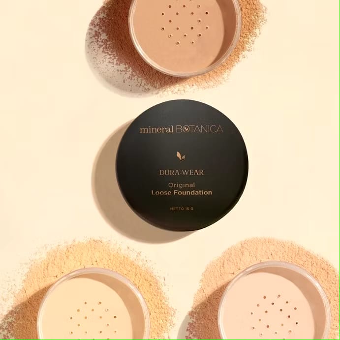 Mica Jaya Pratama Mineral Botanica Dura-Wear Original Loose Foundation Natural