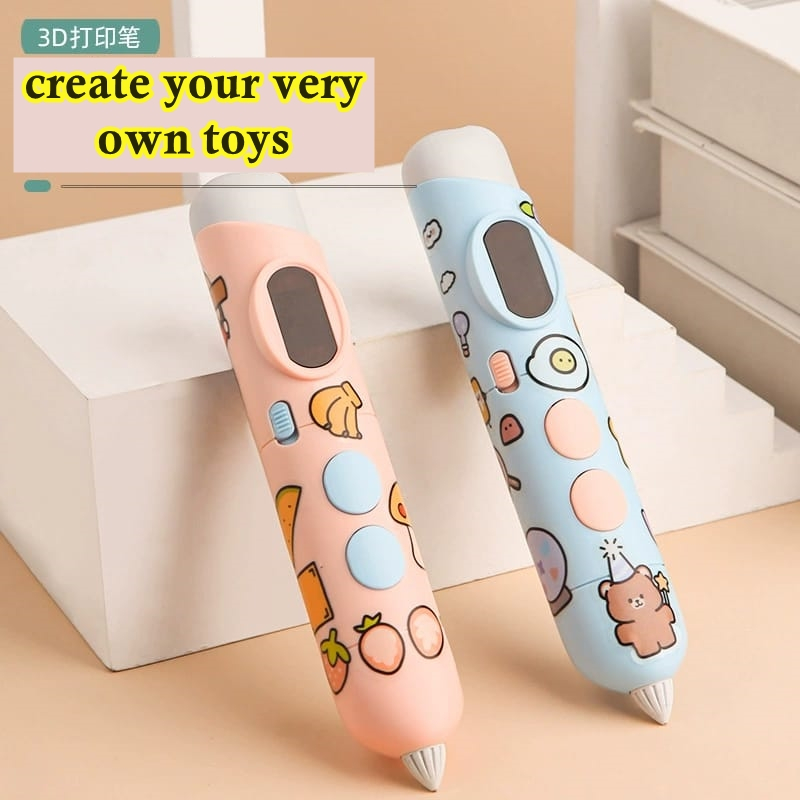 Mainan Edukasi DIY Pena 3D Motif Kartun 3