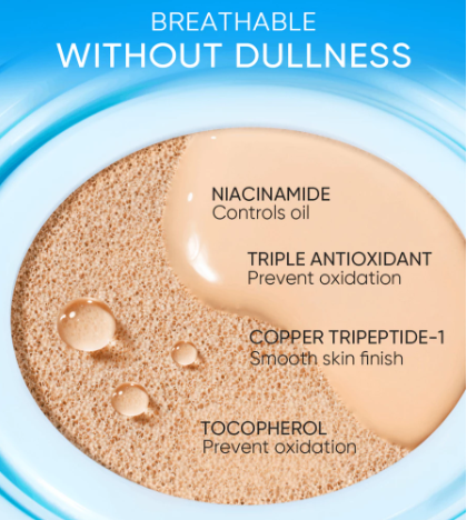 SKINTIFIC Cosmetics SKINTIFIC Perfect Stay Velvet Matte Cushion 01 Vanilla