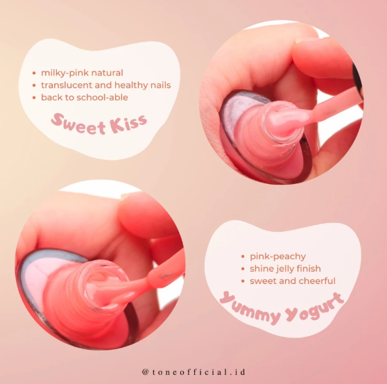 Tone Tone Nail Lacquer Jelly Series