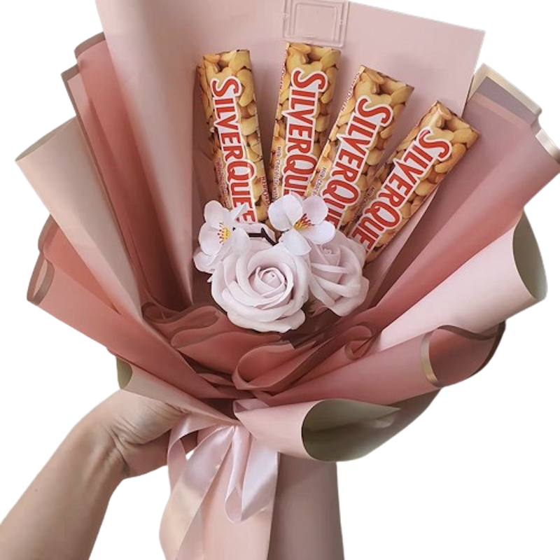 Soap Roses and Chocolate Bouquet 1