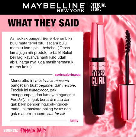 Volume Express Hypercurl Waterproof Mascara 4