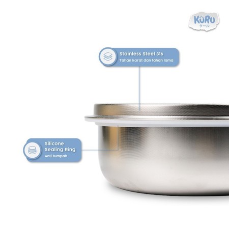 Kuru Amber Stainless Steel Bowl  4