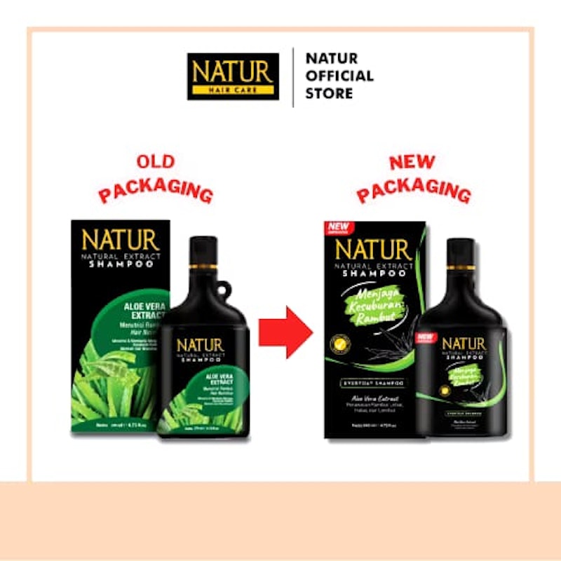 Natur Natural Extract Shampoo Aloe Vera Extract 4